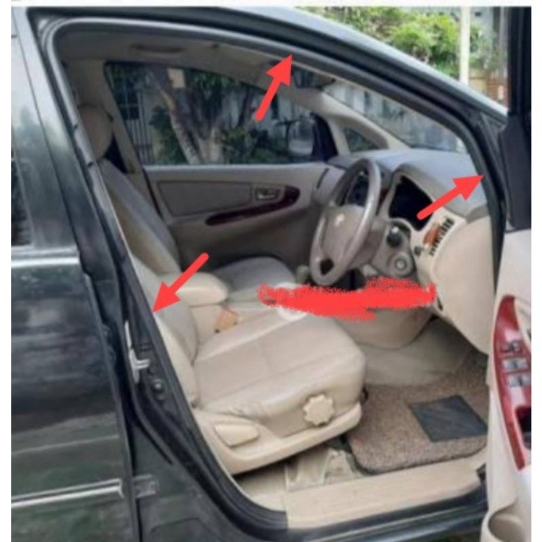 karet peredam pintu mobil Toyota innova