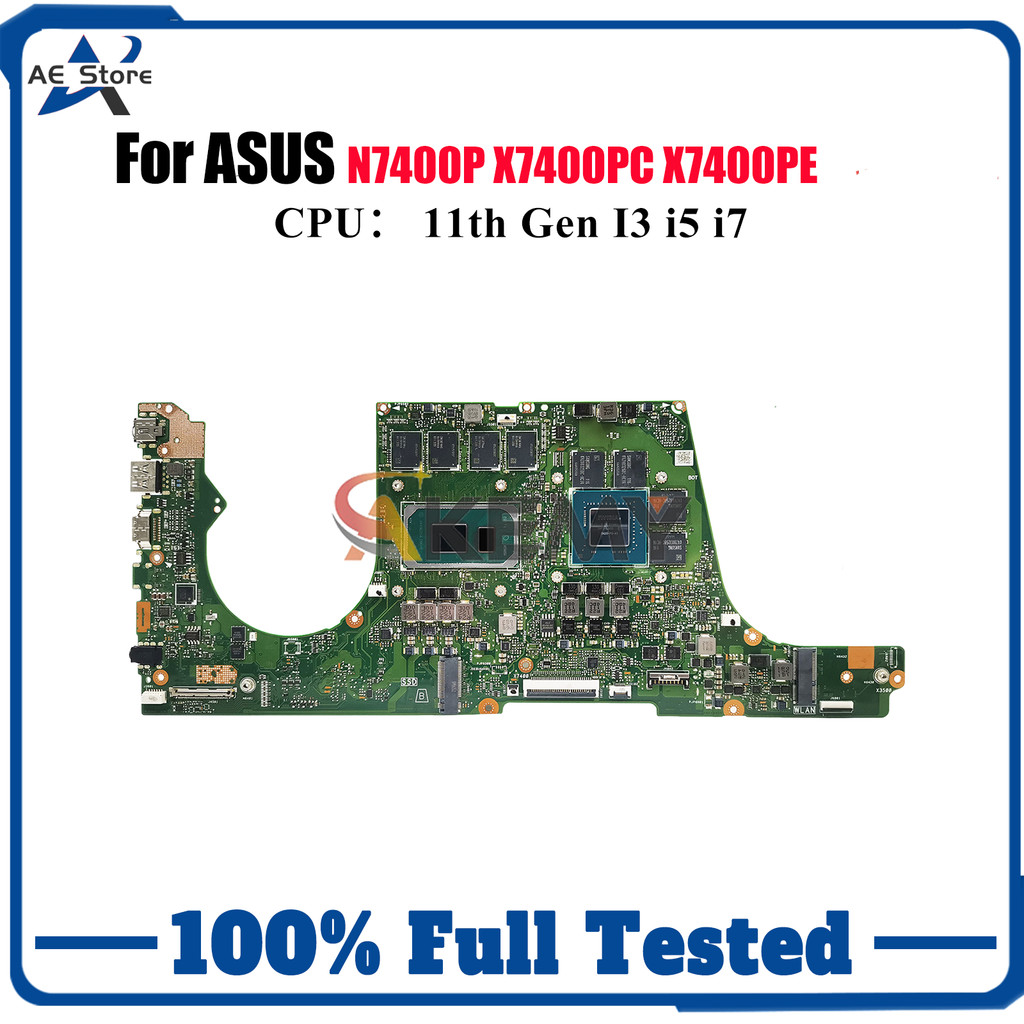 X7400PC Laptop Motherboard For ASUS X7400PC V3500P V3400P K3400P N7400P X7400PE X7400P K3500P Mainbo