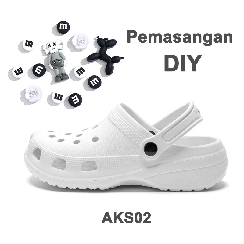 Sandal Wanita/Sandal Anti-Selip Berkaki Tebal  Sandal Wanita Mode Web Red Wanita Berkaki Tebal