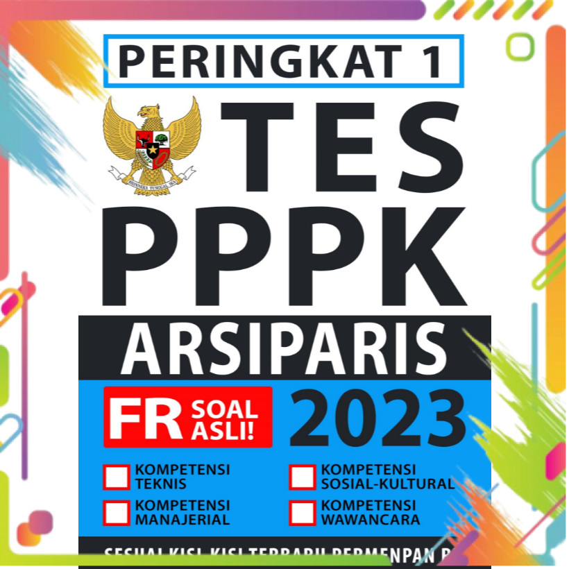 BEST SELLER PERINGKAT 1 TES PPPK ARSIPARIS 2023 FR SOAL ASLI IDO219 PASTI LULUS