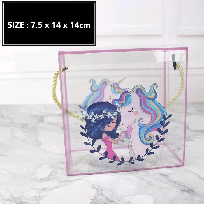 5pcs Box Mika souvenir ultah Box Mika Unicorn Box mika ultah anak box mika mini box mika premium box