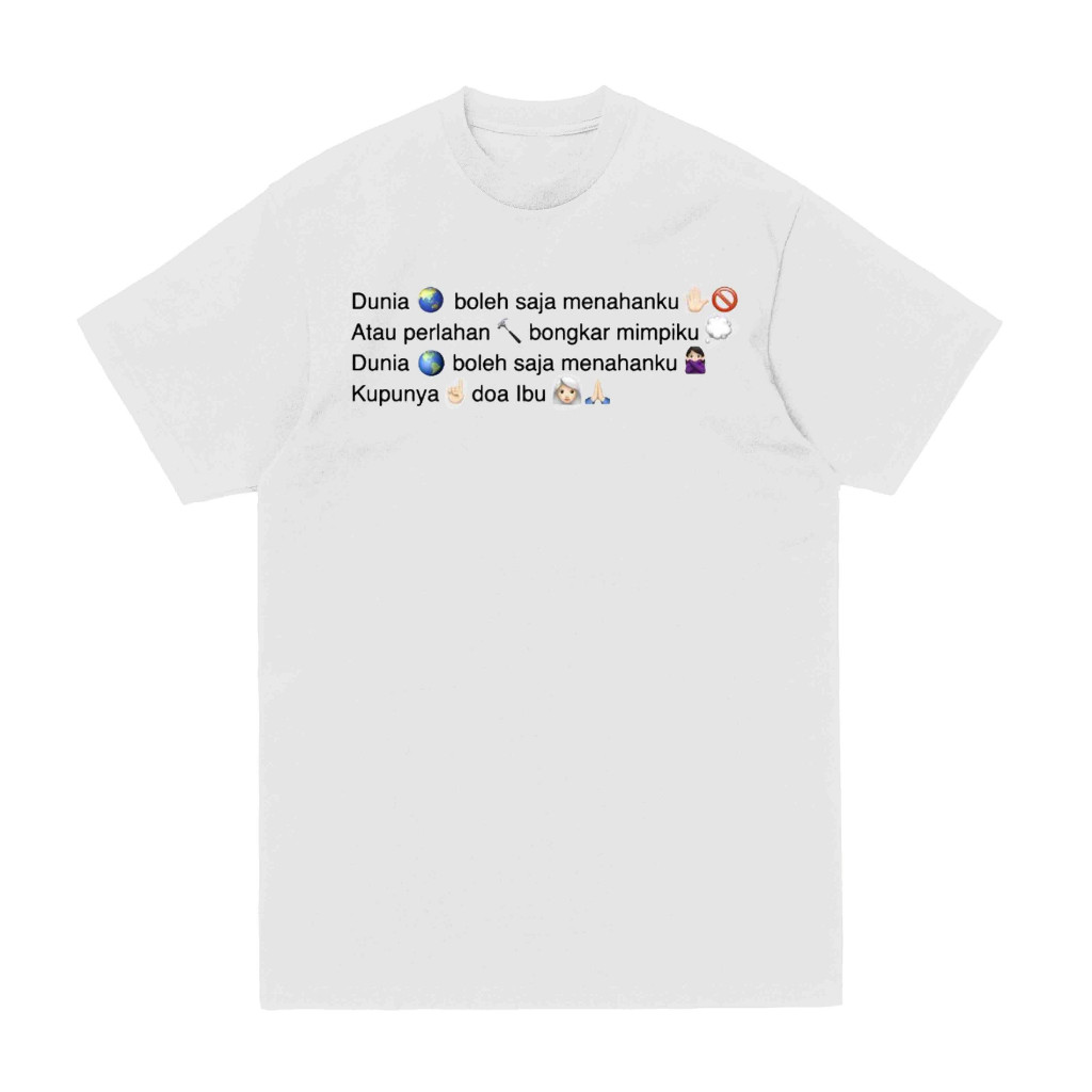 Original T Shirt Perunggu - Emoji Release By Band Kaos Pria