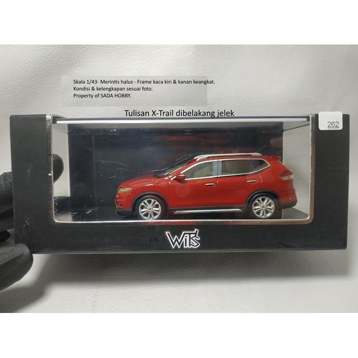 Wits Skala 1/43 Nissan X-Trail 20X X-Tremer XTrail XTremer Red Package Merah