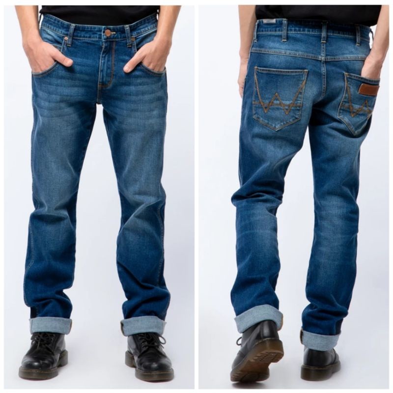 WRANGLER SPENCER CELANA PANJANG PRIA JEANS SLIM FIT ORIGINAL