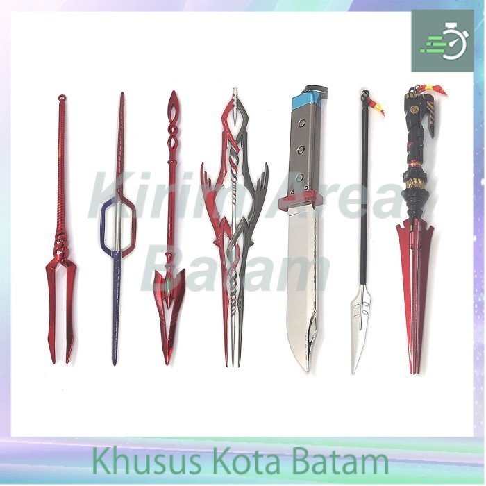 pajangan 22 cm evangelion spear of longinus hitam