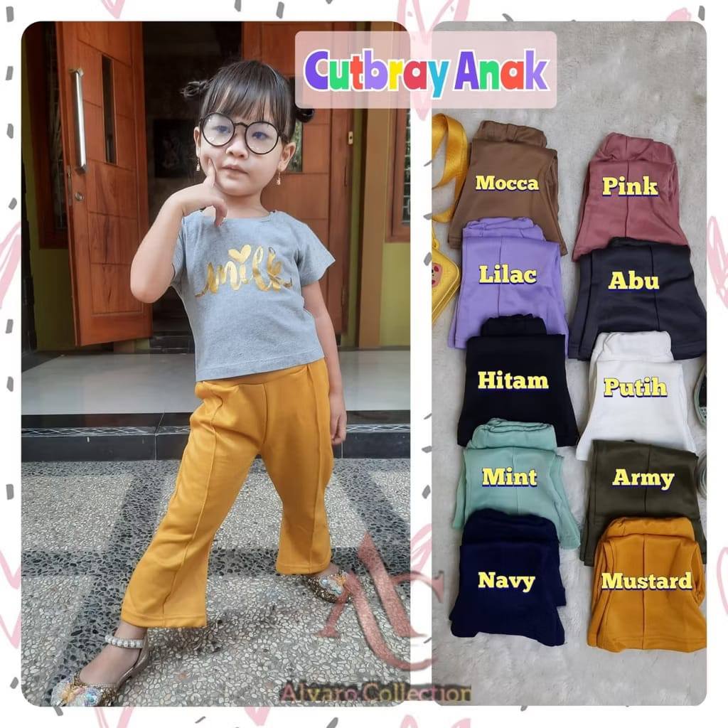 CELANA ANAK CUTBRAY PEREMPUAN / CELANA ANAK CEWEK / READY MAKASSAR