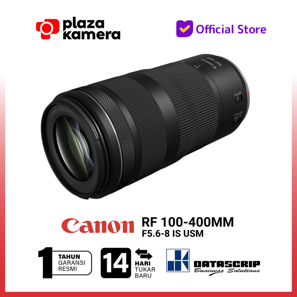Lensa Canon RF 100-400mm f5.6-8 IS USM Canon Lens 100-400mm