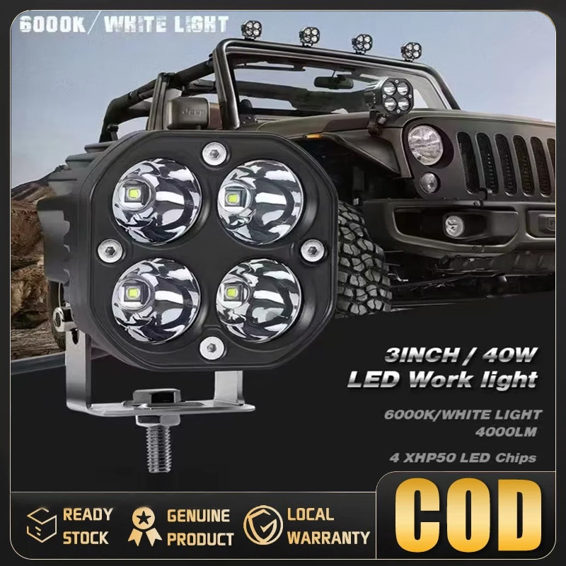 40 watt truk Lampu Tembak 24 Volt/lampu Sorot 24 Vo/lampu Tembak 12 Volt/lampu Tembak Mata 4