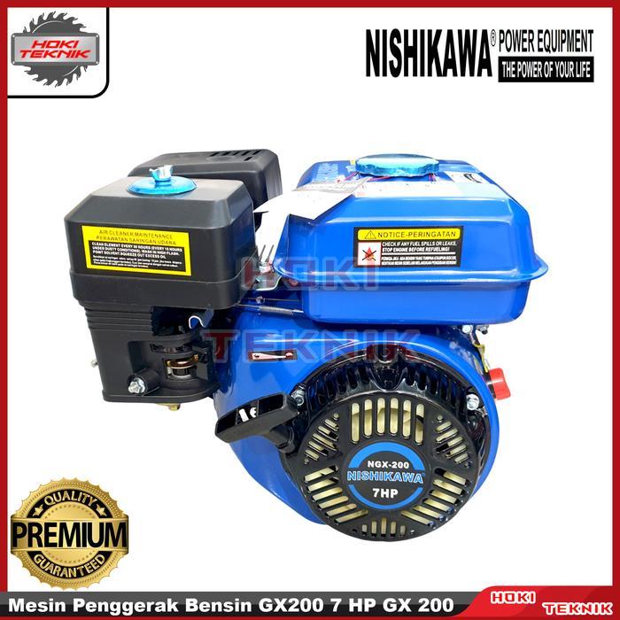 ASAHI JAPAN x Mesin Engine 7HP Nishikawa NGX200 Mesin Penggerak Bensin GX200 7 HP - GX200 7HP