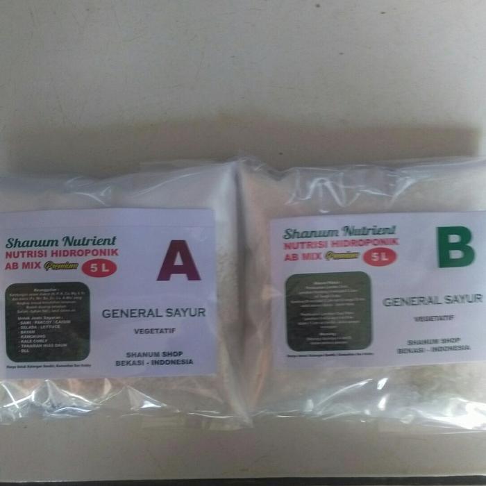 KlikRumah Nutrisi AB mix Premium Pekatan 5 Liter Sayuran Daun