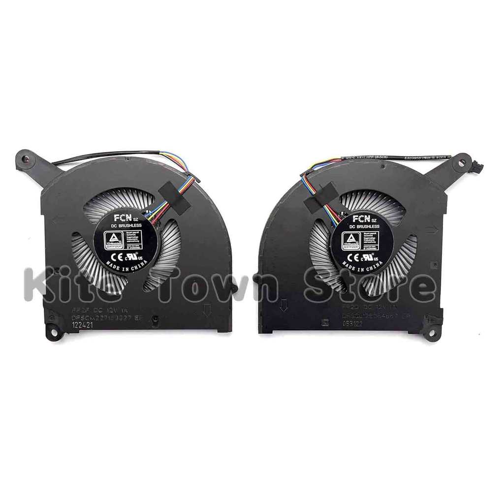 New CPU+GPU Cooling Fan for Gigabyte Aero 16 (Intel 12th Gen) KE5 XE5 YE5  KE4 XE4 YE4  Aero 17 (Int