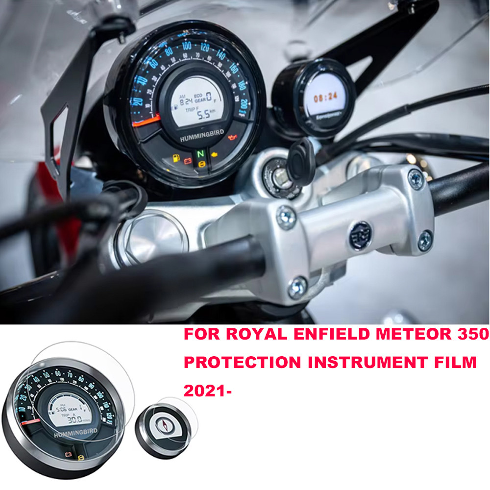 Untuk Royal Enfield Meteor 350 Meteor350 2021- Aksesoris Film Pelindung Goresan Panel Instrumen Moto