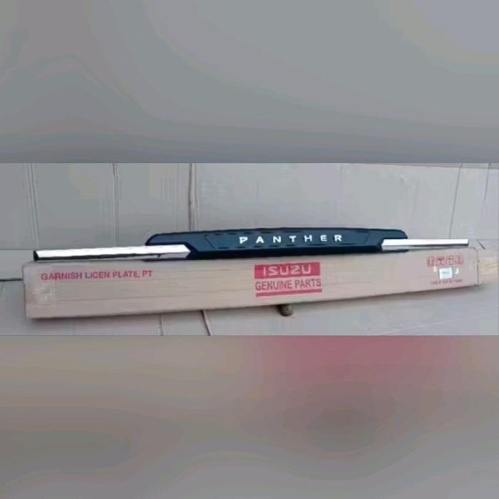 Garnish Chrome Plat Nomor Belakang Isuzu Panther Kapsul bermutu