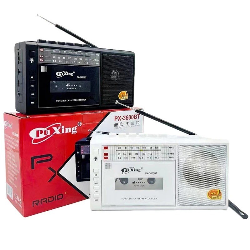 Portable Solar Stereo Wireless Bluetooth Mp3 Auo Cassette Tape Recorder Player USB AMFMSW Multiband 