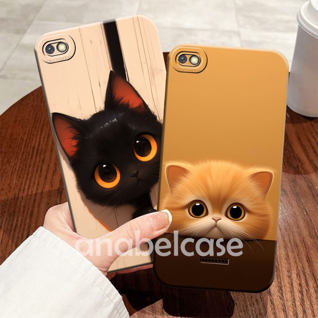 Softcase  REDMI 6A 6 5A 4A NOTE 6 5 5PRO 5A 5A PRIME Case Kucing Cutes - Case Cute - Case kucing - C