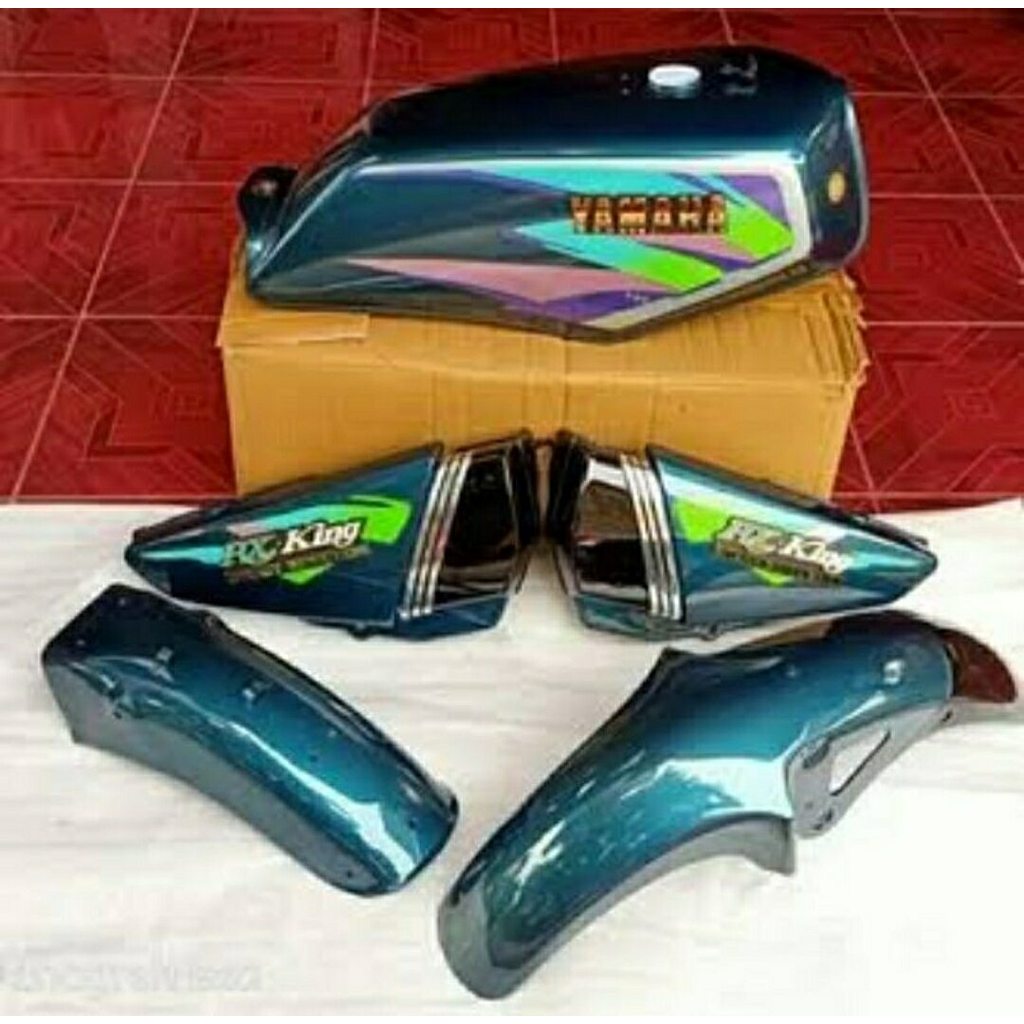 Body Bodi Tangki Tengki RX King 1996 Hijau Botol Full Set Terlaris