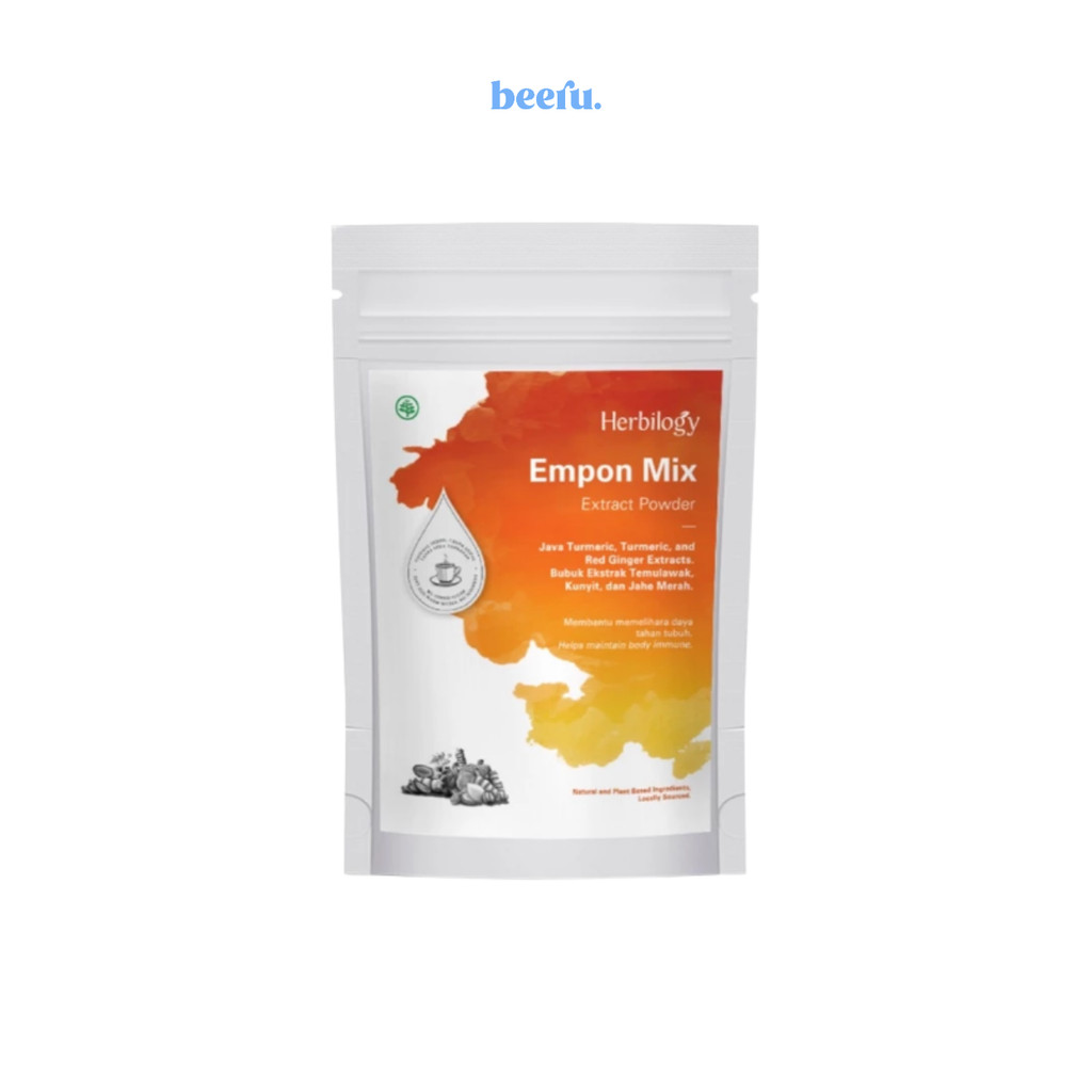 Herbilogy Empon Mix (Bubuk ekstrak Kunyit, Temulawak, Jahe Merah) - 100gr