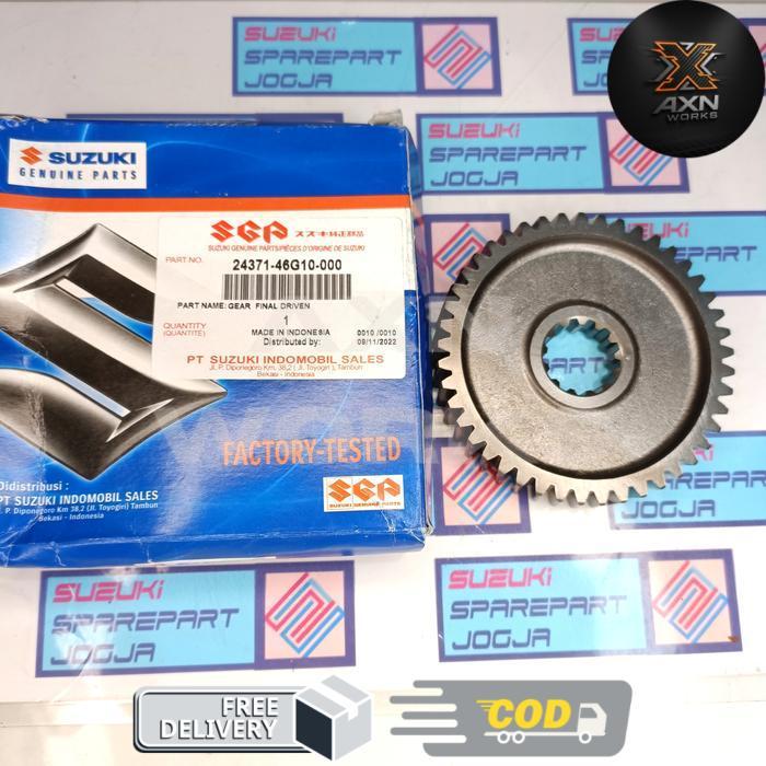24371-46G10-000 Gear Output Shaft Gardan / Gearbox Suzuki Spin 125 Ori