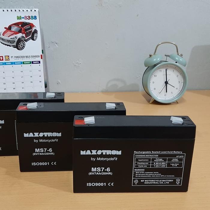 Aki mobil motor mainan anak anak/Aki 6vV7AH
