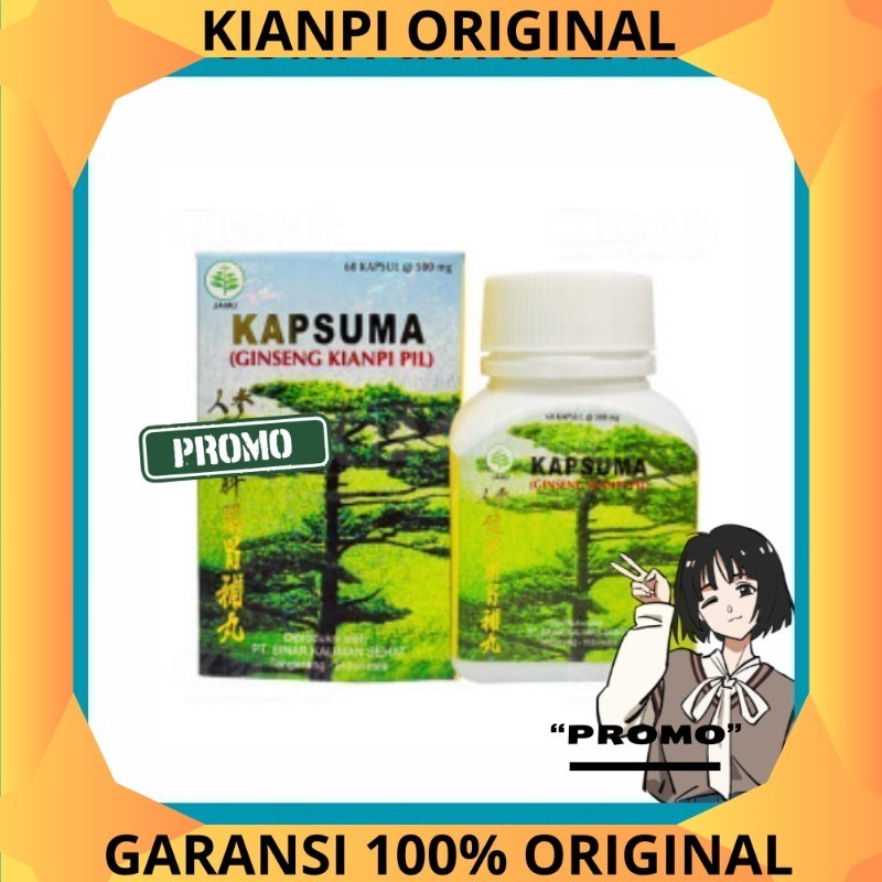 PROMO ! (KIANPI ABADI)  kianpi KAPSUMA GINSENG KIANPI PILL