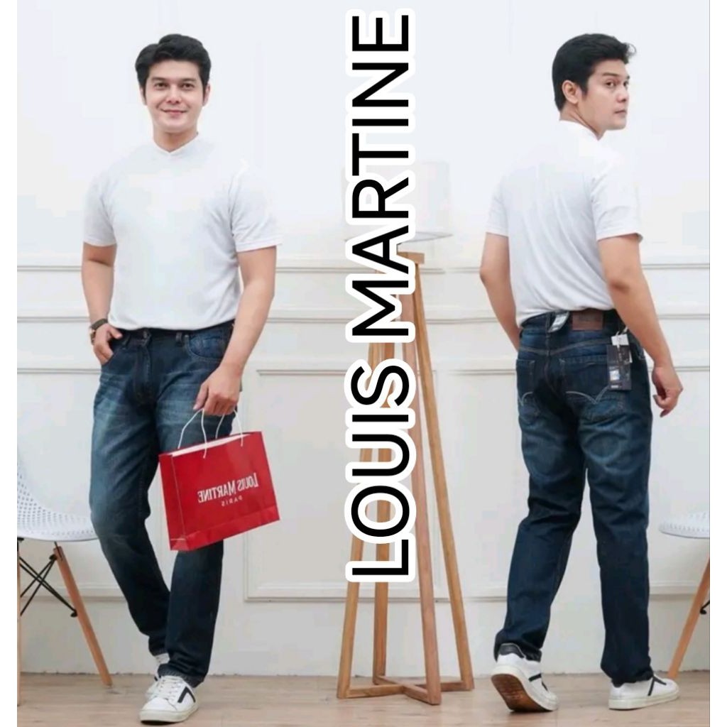 Celana Jeans LOUIS MARTINE Original Celana Panjang Jeans