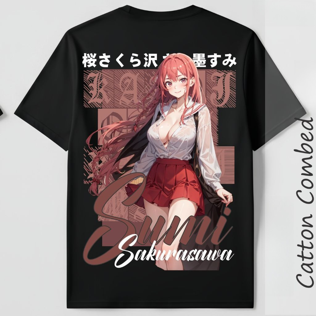 Kaos Sumi Sakurasawa Kanojo Okarishimasu