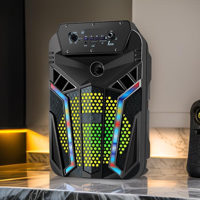 Harvest_shop56 Speaker Karaoke Bluetooth Portable KIMISO QS-2602 | Bass Kuat | Support USB TF Card -