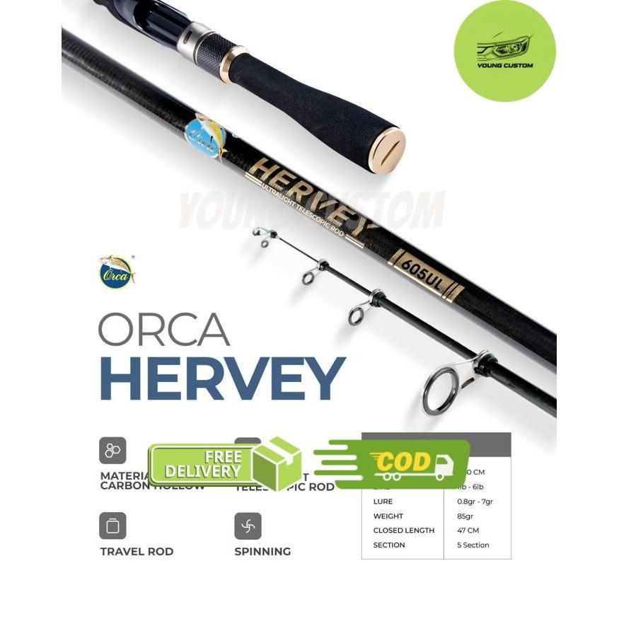 Joran Orca Hervey Telescopic - 605UL -young