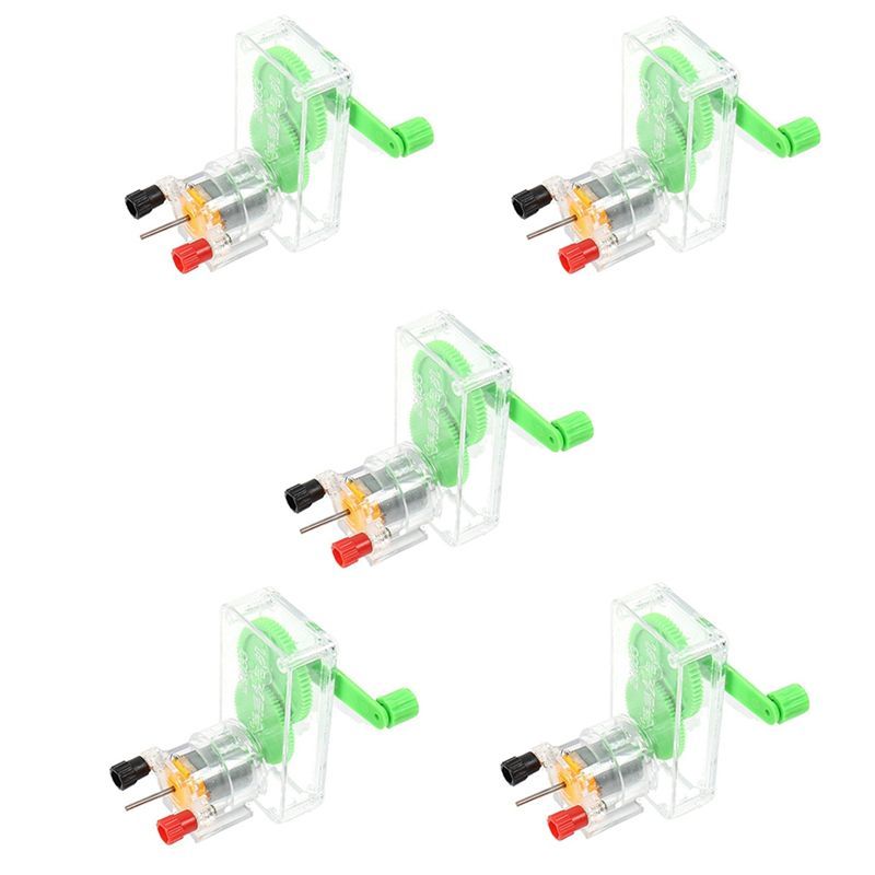 AEE4-5PCS Hand Generator Portable Generators Portable Hand Generator Experimental Y Model Generator 