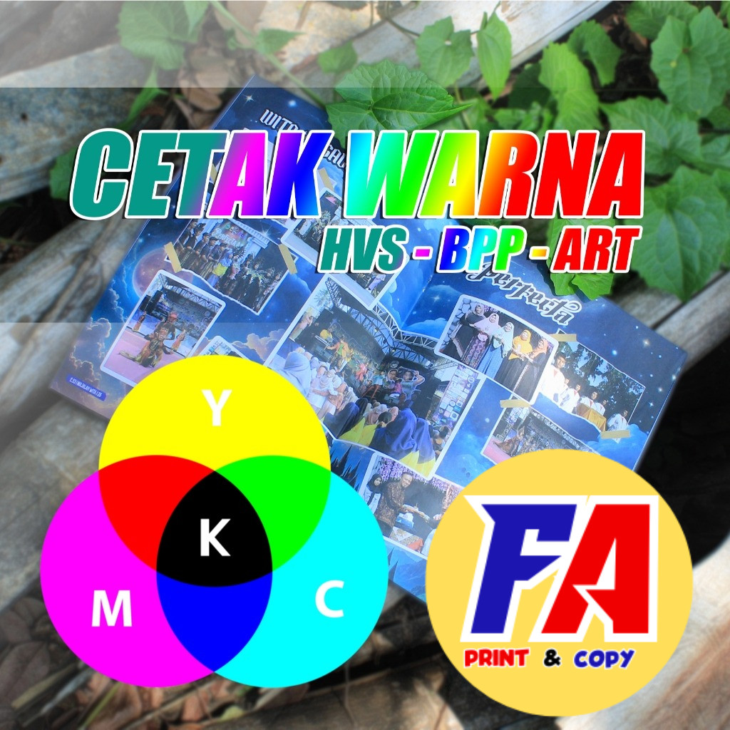 Cetak Warna Artpaper/HVS/Bookpaper Bonus Shrink Press
