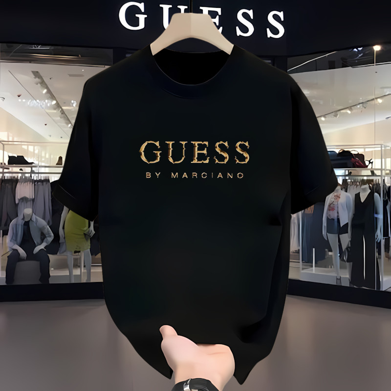 GUESS Kaos Pria Wanita Original Style | T-Shirt Cotton Combed Adem | Logo GUESS Casual Streetwear