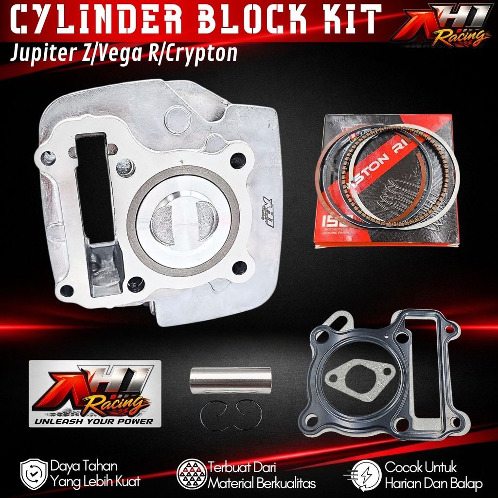 Block Blok Seher Bore Up AH1 Jupiter Z Old Burhan Vega R New Bore Up 55 58.5 Mm AH1 Racing Casting