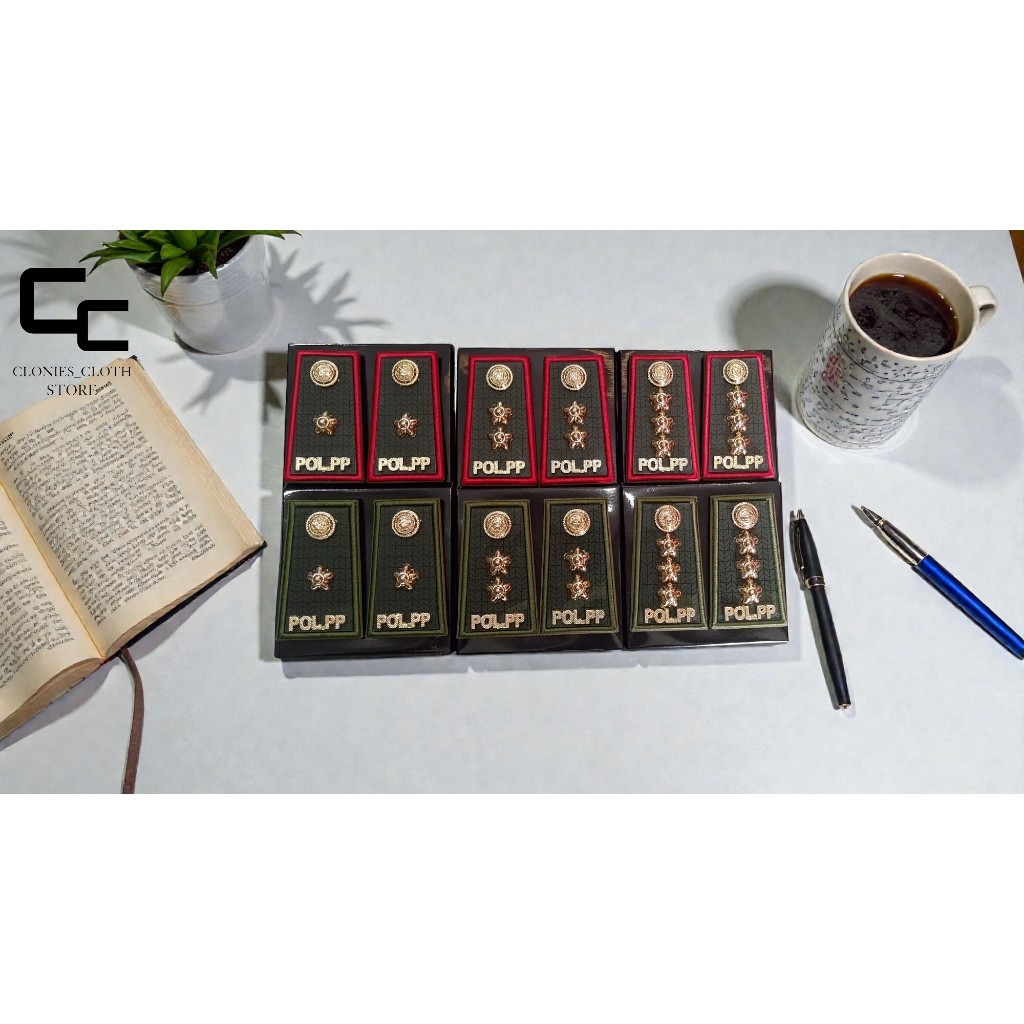 CC x Assault - Pangkat POL PP Golongan 3D 4A 4C List Hijau & Merah