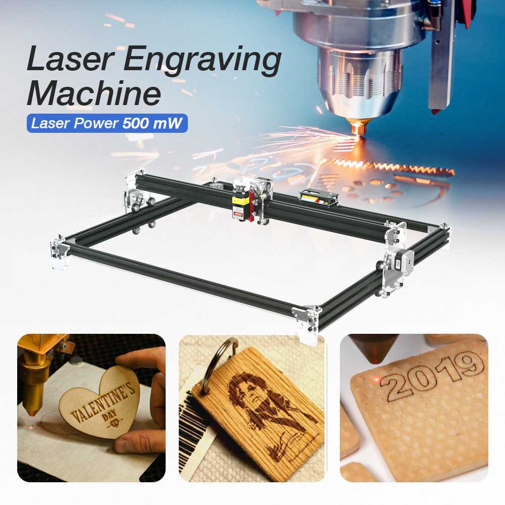 Taffware DVP6550  DIY Laser Engraving Machine CNC Focus Adjuster 500mW 60W Mesin Ukir Laser Plastik 