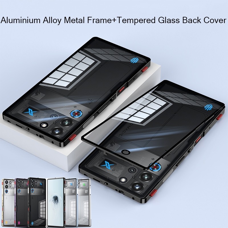 Bumper Bingkai Logam Aloi Aluminium untuk ZTE Nubia RedMagic Red Magic 10S Pro 9S 8 8S 9 Pro Plus Pr