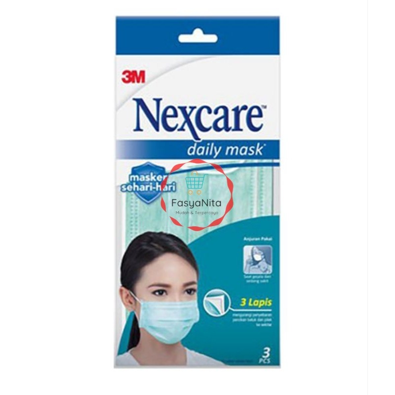Nexcare Aneka Masker Daily Mask earloop - Fasyanita Online Fresh Mart Denpasar