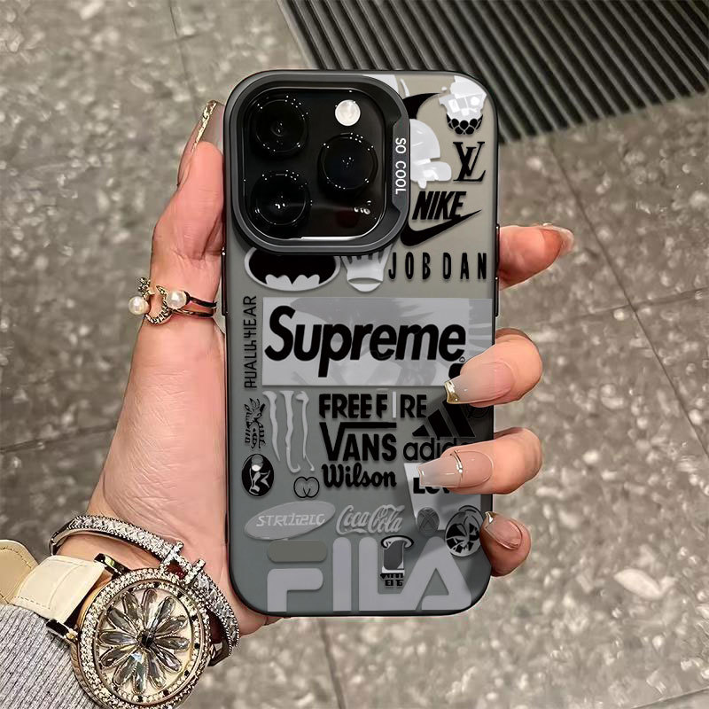 COD Casing hp Premium Matte Hard Pola merek streetwear Supreme Casing OPPO A3S A3 PRO A5s A5 2020 A7