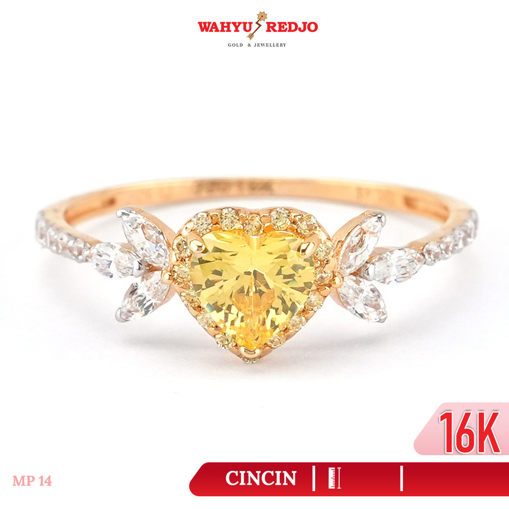 Cincin Emas Love Kuning 16K Wahyu Redjo Pameran