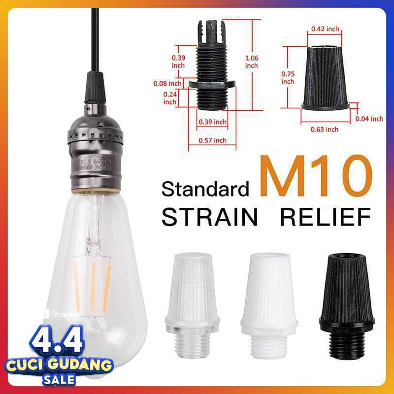 ASESORIS LAMPU GANTUNG / PENJEPIT KABEL 0,75mm LAMPU GANTUNG WIRE LOCK MUR BAUT 10mm / ASESORIS LAMP