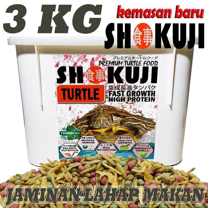 3KG SHOKUJI PELET BRAZIL RES RAZORBACK MAKANAN KURAKURA AIR BRASIL DAMER CST PIPUT AMBON PAKAN PREMI