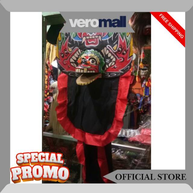 BARONGAN SPON JUMBO KEMUL PANJANG / barongan anak / barongan kediri / barongan spon / pecut / pecut 