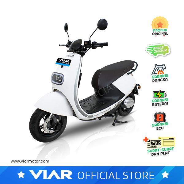 Sepeda Motor Listrik-Viar New Q1 L- OTR JABODETABEK-Original Viar Motor - SNOW WHITE, jakarta