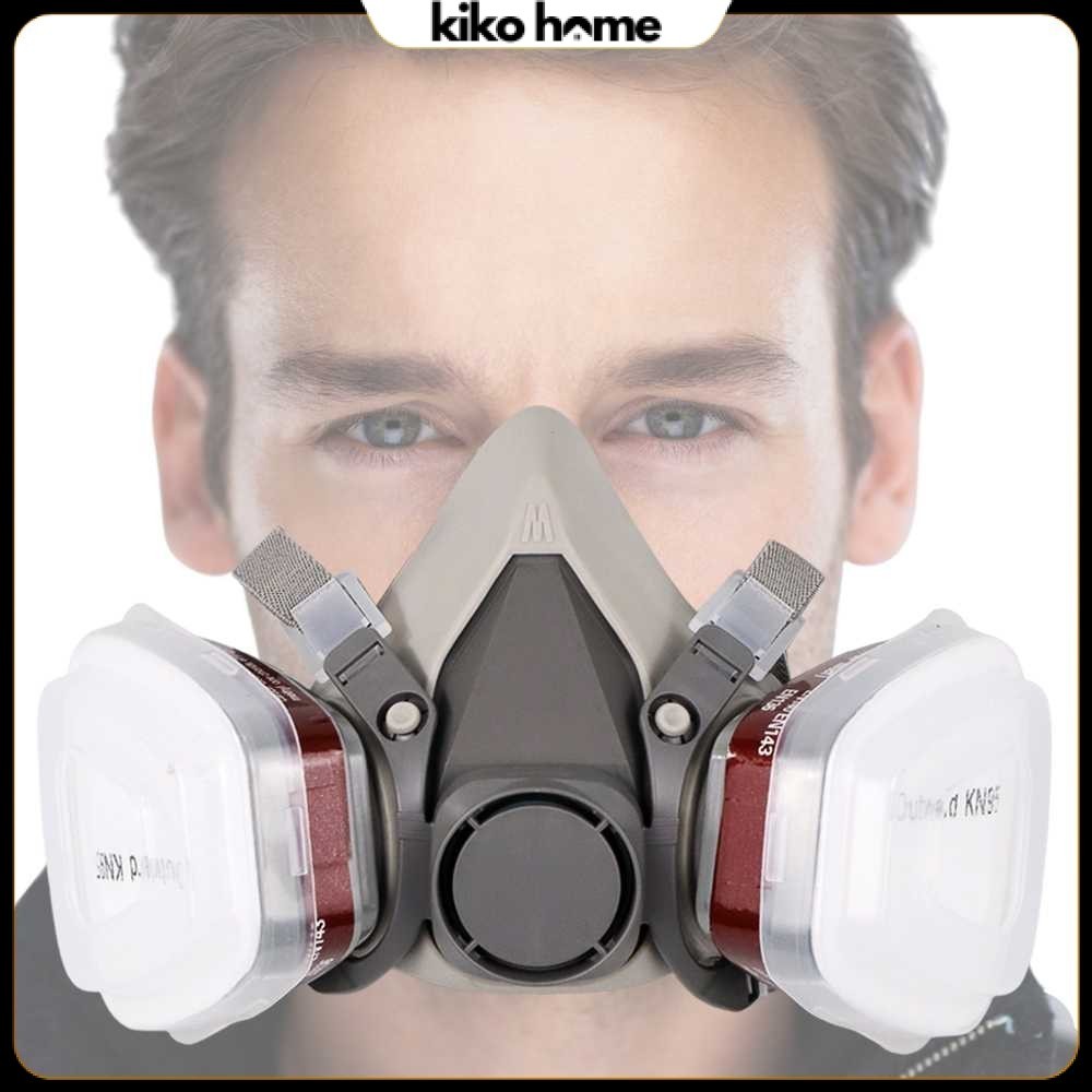Masker Gas Half Mask Respirator KN95 - 6200