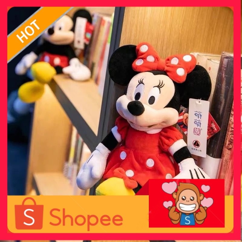 Boneka Miki Mini / Boneka Mickey Mouse Minnie Mouse Ukuran Kecil S 30cm Termurah
