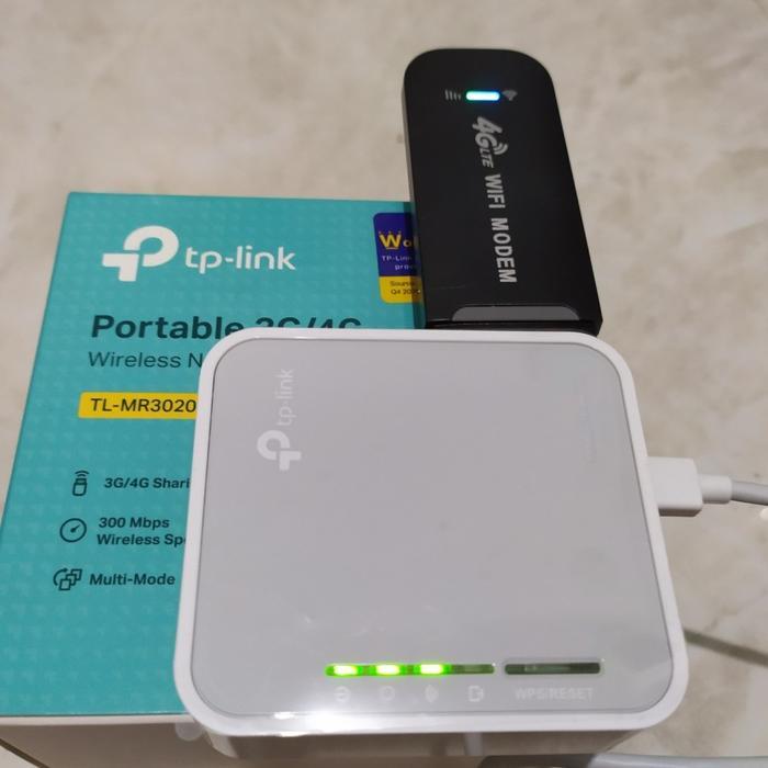 Modem USB 4G LTE 150Mbps Plus TP-LINK TL-MR3020 Mobile Router GSM - Modem & Router