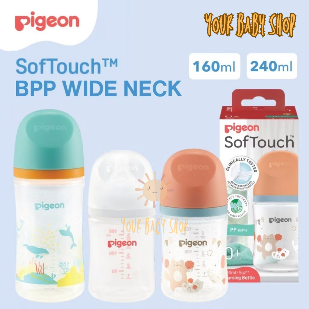 Pigeon Botol Bpp Wide Neck W/ Soft Touch Nipple