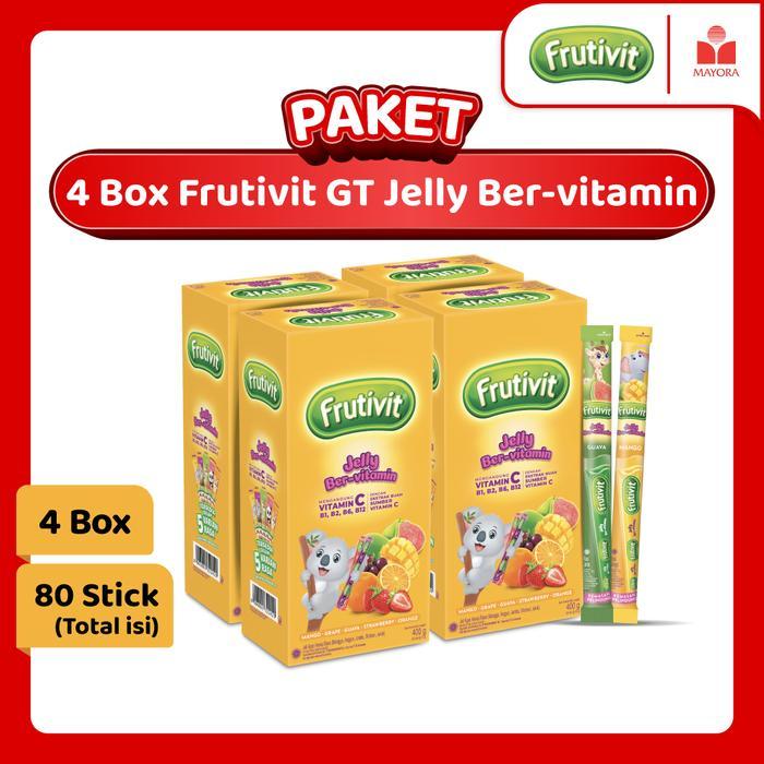BAHAN KUE Paket 4 Box Frutivit GT Jelly Ber-vitamin KUE