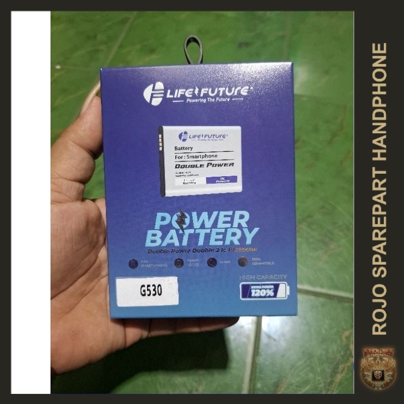 BATTERY G530 J2 PRIME/J5/J3/A2 CORE/GRAND PRIME ORI - LF (LIFE FUTURE)