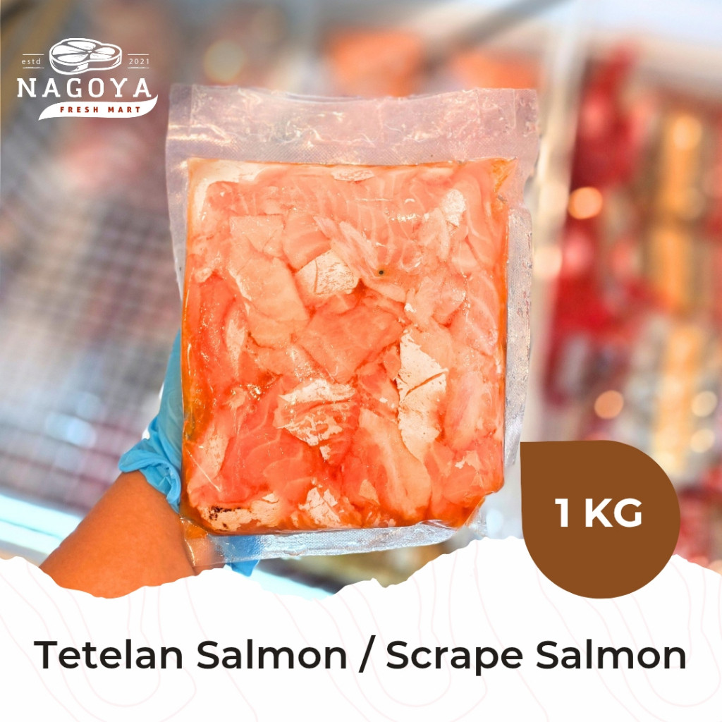 Tetelan Salmon Premium - 1 KG | Scrape Salmon