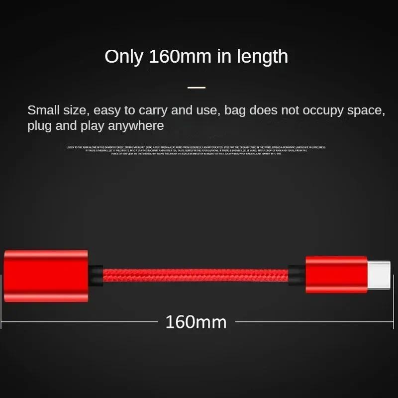 OTG Cable TYPE-C To USB Female Adapter Cable For Macbook Huawei P50 Xiaomi Realme POCO USB Adapter C